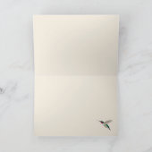 Hope Ruby-throated Hummingbird Card Kaart (Binnen)