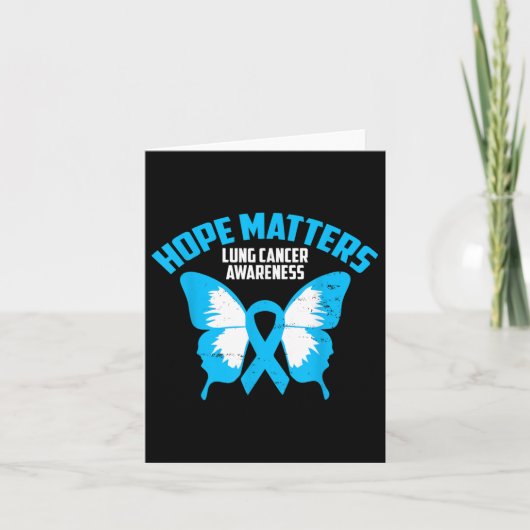Hope S - Lung Cancer Awareness Kaart (Voorkant)
