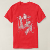 Hope Sandoval op het podium T-shirt (Design voorkant)