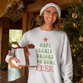 Hope Santa Brings You Some Rizz Funny Christmas Trui