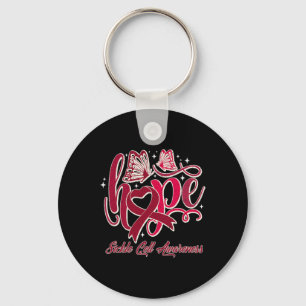 Hope Sickle Cell Awareness Motivatie Quote Sleutelhanger