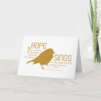 Hope Sings Gold Kaart