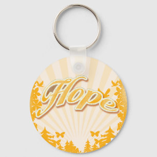 Hope Slogan Religious Christelijk Uplifting Art Sleutelhanger