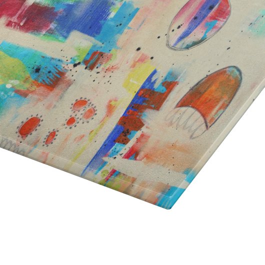 Hope Soaring 11 x 8 Glass Cutting Board Snijplank (Hoek)