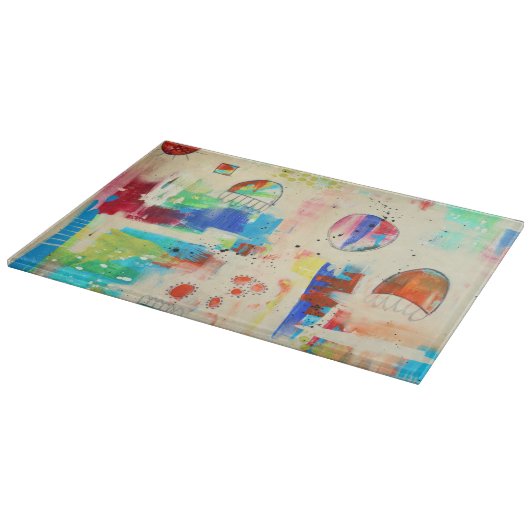 Hope Soaring 11 x 8 Glass Cutting Board Snijplank (Hoek)