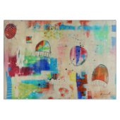 Hope Soaring 11x8 deco Glass Cutting Board Snijplank (Voorkant)