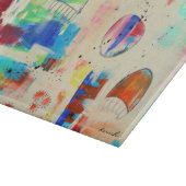 Hope Soaring 11x8 deco Glass Cutting Board Snijplank (Hoek)