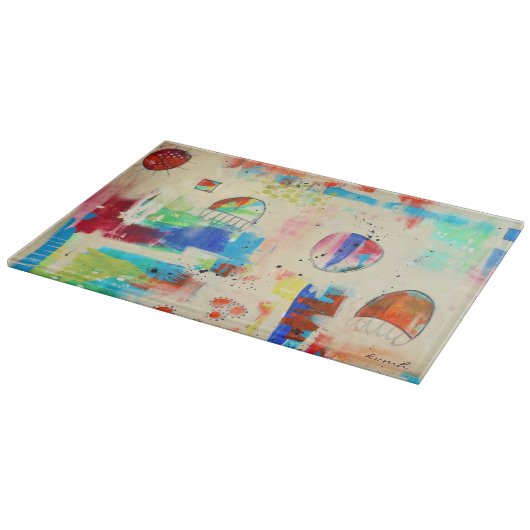 Hope Soaring 11x8 deco Glass Cutting Board Snijplank