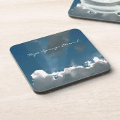 Hope Springs Eternal Card Bier Onderzetter (Linkerzijde)