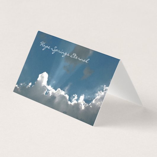 Hope Springs Eternal Kaart (Voorkant)