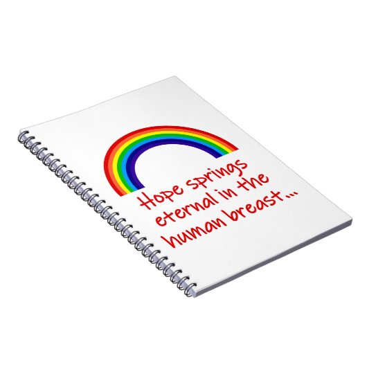 Hope Springs Eternal Notitieboek (Rechterzijde)