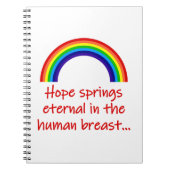 Hope Springs Eternal Notitieboek (Voorkant)