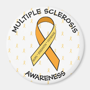 HOPE STERKING COURAGE MS Awareness Ribbon Magnet
