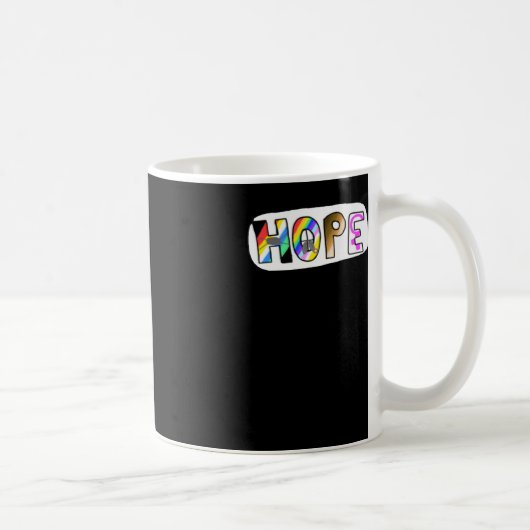 Hope Sticker Koffiemok (Rechts)