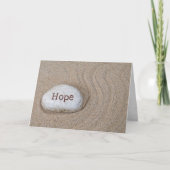 Hope Stone in Sand Kaart (Voorkant)