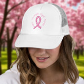 Hope Strength Fight Repeat Pink Ribbon Fighters Trucker Pet