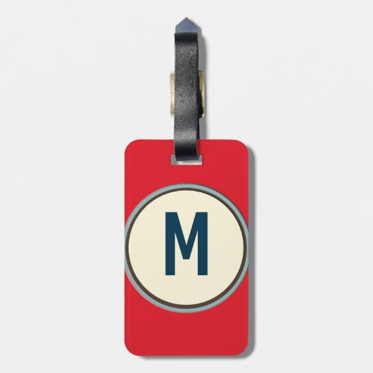 Hope Style Lincoln Portret Bagagelabel (Achterkant verticaal)