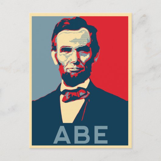 Hope Style Lincoln Portret Briefkaart (Voorkant)