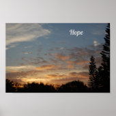 Hope sunrise Poster (Voorkant)