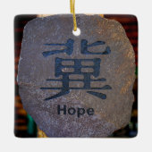 Hope-symbool Keramisch Ornament (Voorkant)