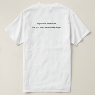 Hope Takes Time – Inspirational Clock & Butterfly  T-shirt