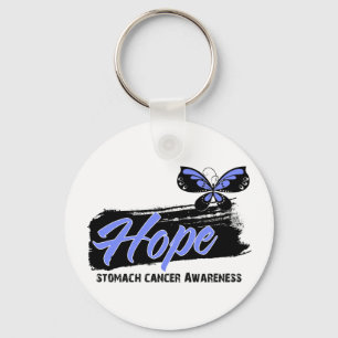 Hope Tattoo Butterfly Stomach Cancer Sleutelhanger