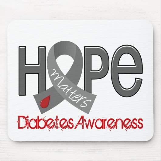 Hope telt 2 Diabetes Muismat (Voorkant)