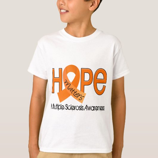 Hope telt 2 multiple sclerose MS T-shirt (Voorkant)