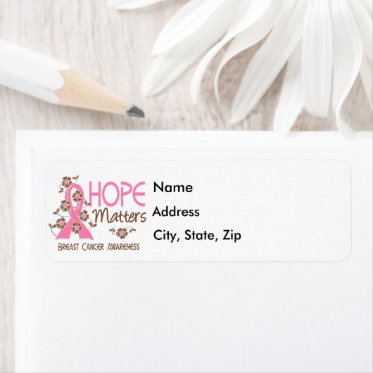 Hope telt 3 borstkanker etiket (Insitu)