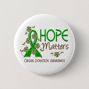 Hope telt 3 orgaandonatie ronde button 5,7 cm
