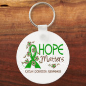 Hope telt 3 orgaandonatie sleutelhanger (Voorkant)