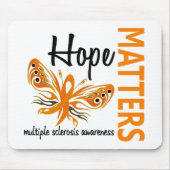 Hope telt Butterfly Multiple Sclerosis Muismat (Voorkant)