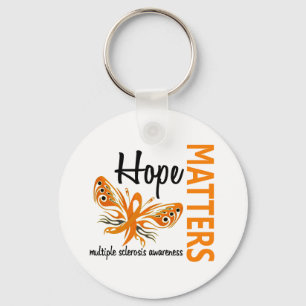 Hope telt Butterfly Multiple Sclerosis Sleutelhanger