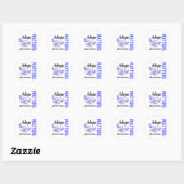 Hope telt Butterfly SIDS Ronde Sticker (Vel)