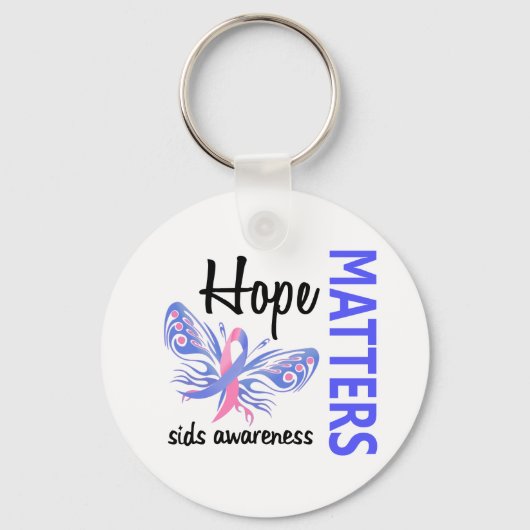 Hope telt Butterfly SIDS Sleutelhanger (Voorkant)