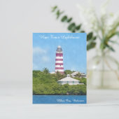 Hope Town Lighthouse Elbow Cay, Bahamas Briefkaart (Staand voorkant)