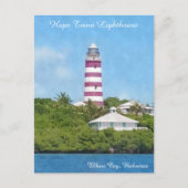Hope Town Lighthouse Elbow Cay, Bahamas Briefkaart (Voorkant)