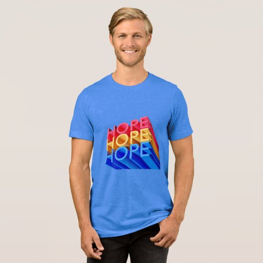 Hope Tri-Blend Shirt (Voorkant volledig)