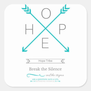 Hope Tribe Sticker - Einde van het Stigma