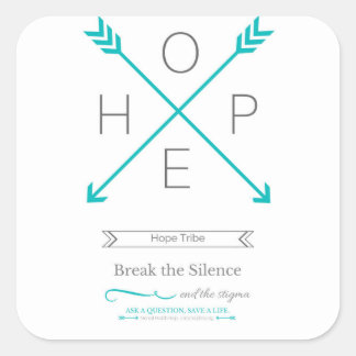 Hope Tribe Sticker - Einde van het Stigma