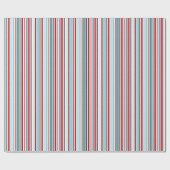 Hope Turquoise Stripe Wrapping Paper Cadeaupapier (Vlak)