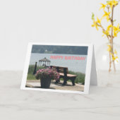 HOPE UW BIRTHDAY IS ALS EEN DAG IN DE HANDEL KAART (Gele Bloem)