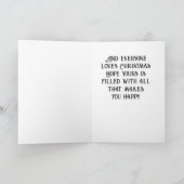 HOPE UW CHRISTMAS IS DE "HAPPIEST" FEESTDAGEN KAART (Binnen)