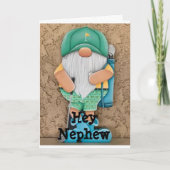 HOPE UW CHRISTMAS *IS TOT PAR* NEPHEW FEESTDAGEN KAART (Voorkant)