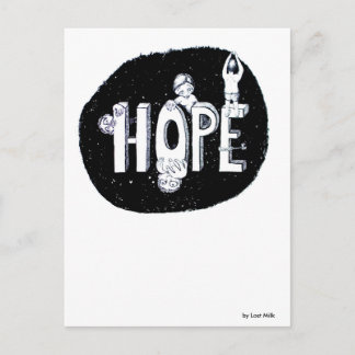 HOPE -  variable Hoffnung Briefkaart
