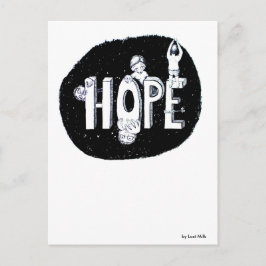 HOPE -  variable Hoffnung Briefkaart