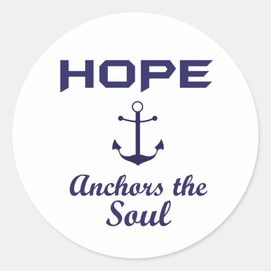 Hope verankert de Soul Stickers (Voorkant)
