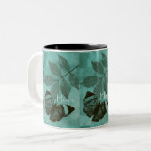 Hope Vlinder Tweekleurige Koffiemok (Voorkant links)