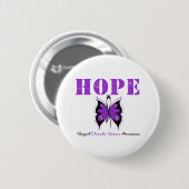 Hope Vlinderlint Huiselijk Geweld Ronde Button 5,7 Cm (Voorkant /achterkant)