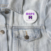 Hope Vlinderlint Huiselijk Geweld Ronde Button 5,7 Cm (In situ)